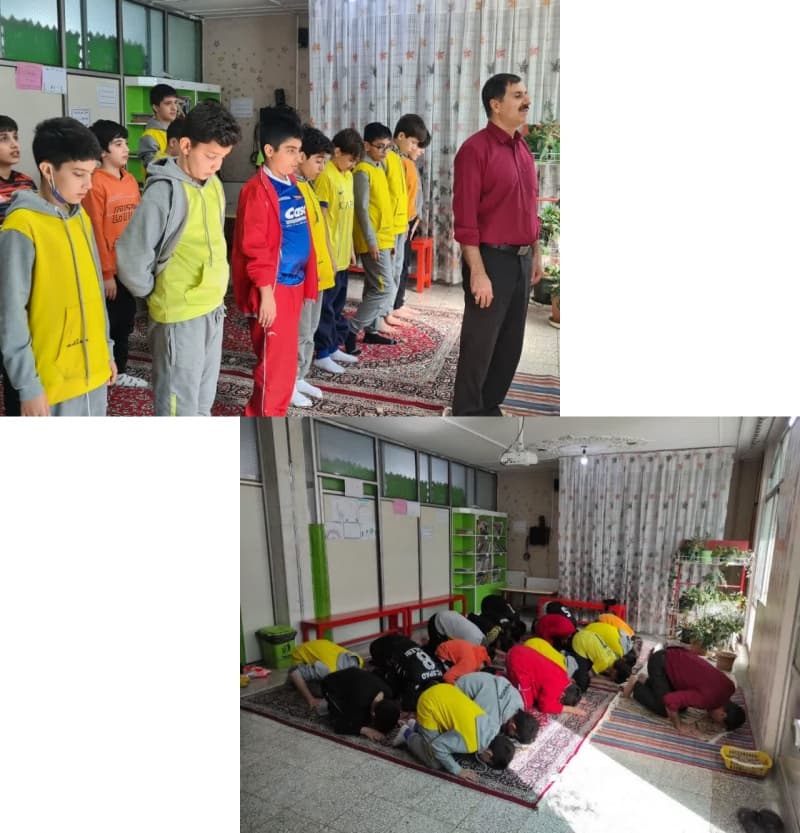 برگزاری نماز جماعت 